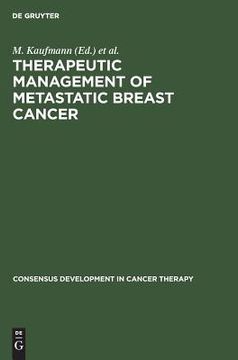 portada therapeutic management of metastatic breast cancer (en Inglés)