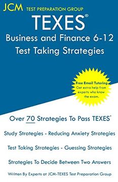 portada Texes Business and Finance 612 Test Taking Strategies Texes 276 Exam Free Online Tutoring new 2020 Edition the Latest Strategies to Pass Your Exam (en Inglés)