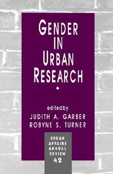 portada gender in urban research (en Inglés)