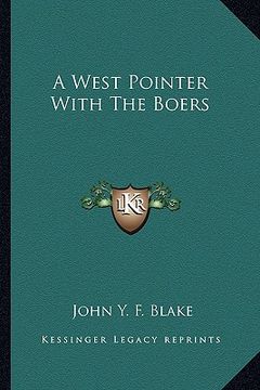 portada a west pointer with the boers (en Inglés)