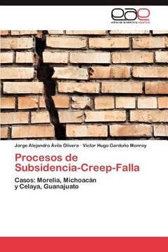 portada procesos de subsidencia-creep-falla (en Inglés)