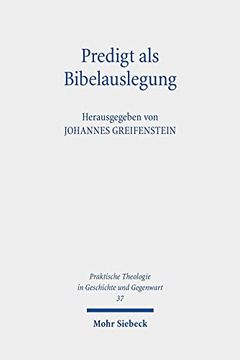 portada Predigt ALS Bibelauslegung: Praktische Hermeneutik in Interdisziplinaren Perspektiven (en Alemán)