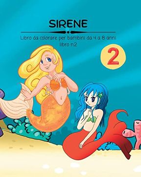 portada Sirene Libro da Colorare n. 2 (en Italiano)