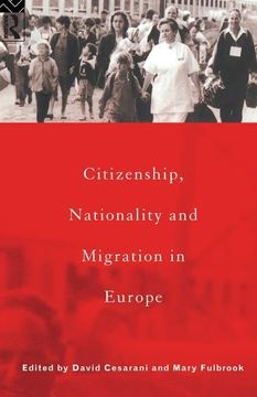 portada Citizenship, Nationality and Migration in Europe (en Inglés)