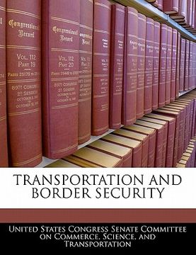 portada transportation and border security (en Inglés)