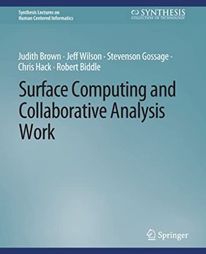 portada Surface Computing and Collaborative Analysis Work (en Inglés)