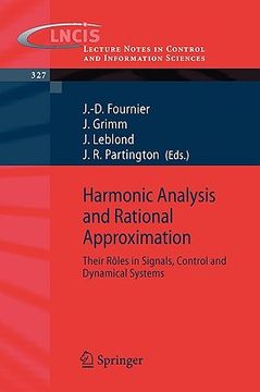 portada harmonic analysis and rational approximation: their roles in signals, control and dynamical systems