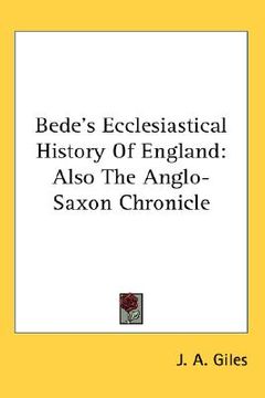 portada bede's ecclesiastical history of england: also the anglo-saxon chronicle