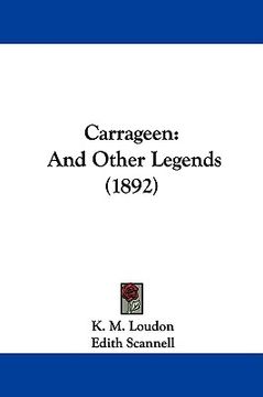 portada carrageen: and other legends (1892) (en Inglés)