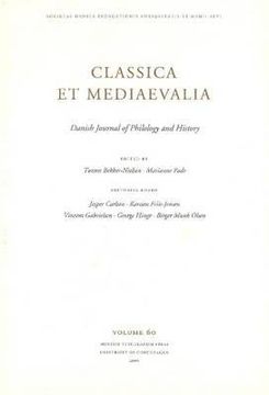 portada classica et mediaevalia vol 60 (2009): danish journal of philology and history (en Inglés)