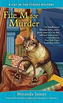 portada File m for Murder (Cat in the Stacks: Berkley Prime Crime) (en Inglés)