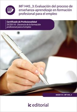 portada Evaluación del Proceso de Enseñanza-Aprendizaje en Formación Profesional Para el Empleo (in Spanish)
