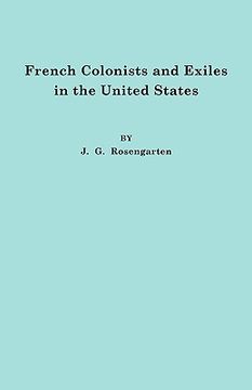 portada french colonists and exiles in the united states (en Inglés)