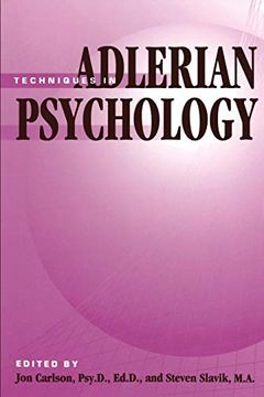 portada Techniques in Adlerian Psychology 