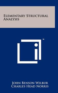 portada elementary structural analysis (en Inglés)