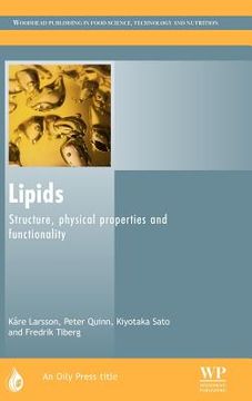 portada lipids: structure, physical properties and functionality