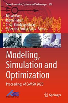 portada Modeling, Simulation and Optimization: Proceedings of Comso 2020 (Smart Innovation, Systems and Technologies, 206) (in English)