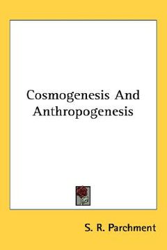 portada cosmogenesis and anthropogenesis (in English)