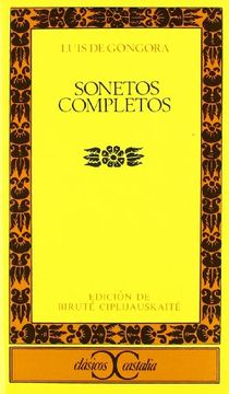 portada Sonetos Completos. (Clasicos Castalia. C (in Spanish)
