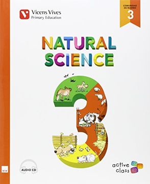 portada Natural Science 3 Madrid+ Cd (active Class)