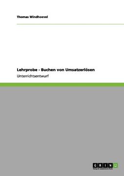 portada Lehrprobe - Buchen von Umsatzerlösen (German Edition)