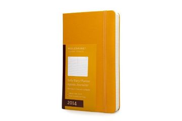 portada Moleskine 2014 Daily Planner, 12 Month, Large, Orange Yellow, Hard Cover (5 x 8.25) (Planners & Dats)