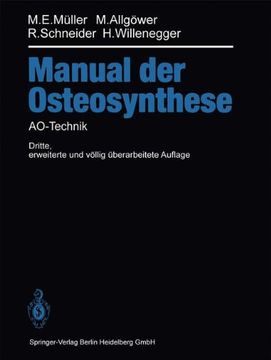 portada Manual der OSTEOSYNTHESE: AO-Technik (German Edition)