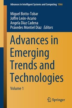 portada Advances in Emerging Trends and Technologies: Volume 1 (en Inglés)