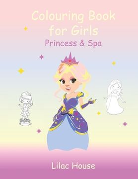 portada Colouring Book for Girls: Simple colouring designs for children, hours of creative colouring fun (in English)