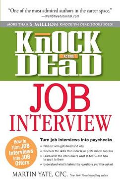portada knock 'em dead job interview: how to turn job interviews into job offers (in English)