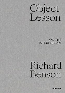 portada Object Lesson: On the Influence of Richard Benson (in English)