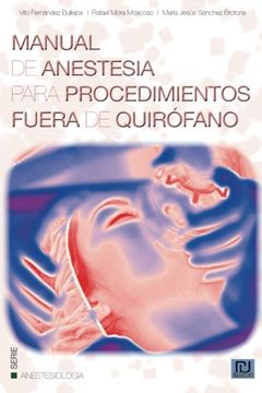 portada Manual de Anestesia Para Procedimientos Fuera de Quirofano
