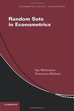 portada Random Sets in Econometrics (Econometric Society Monographs) (en Inglés)