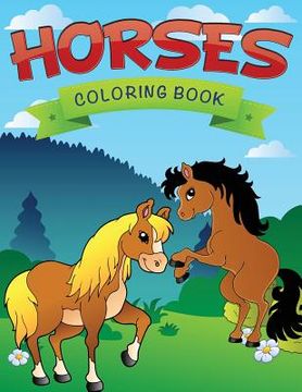 portada Horses Coloring Book (in English)