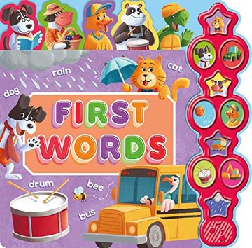 portada First Words: Interactive Children'S Sound Book With 10 Buttons (en Inglés)