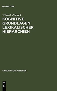 portada Kognitive Grundlagen Lexikalischer Hierarchien (en Alemán)