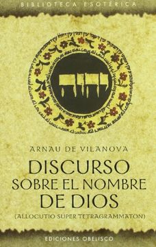 portada Discurso Sobre el Nombre de Dios (in Spanish)