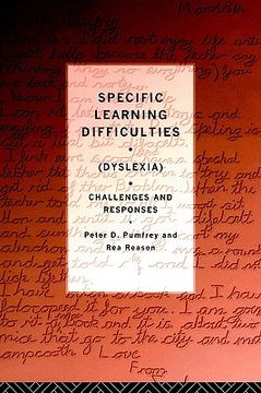 portada specific learning difficulties (dyslexia): challenges and responses (in English)