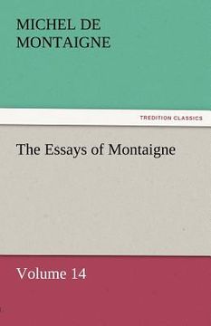 portada the essays of montaigne - volume 14 (in English)