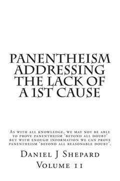 portada Panentheism Addressing The Lack of a 1st Cause (en Inglés)