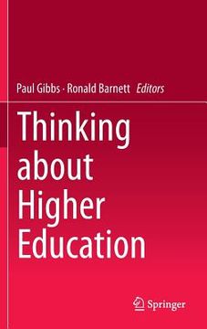 portada Thinking about Higher Education (en Inglés)