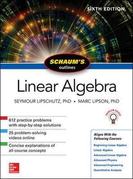 portada Schaum's Outline of Linear Algebra, Sixth Edition (Schaum's Outlines) (en Inglés)