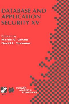 portada database and application security xv (en Inglés)
