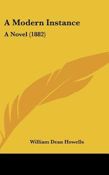 portada a modern instance: a novel (1882) (en Inglés)