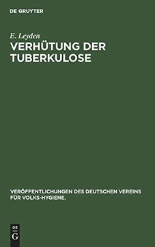 portada Verhütung der Tuberkulose (in German)