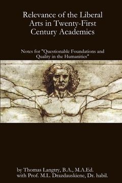 portada Relevance of the Liberal Arts in Twenty-First Century Academics (en Inglés)