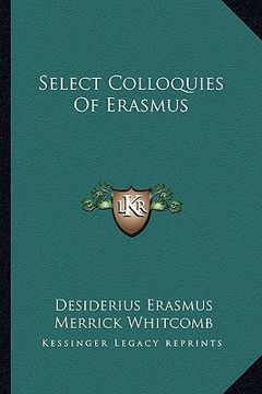 portada select colloquies of erasmus