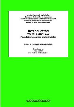 portada Introduction to Islamic Law: Foundation, Sources and Principles (en Inglés)