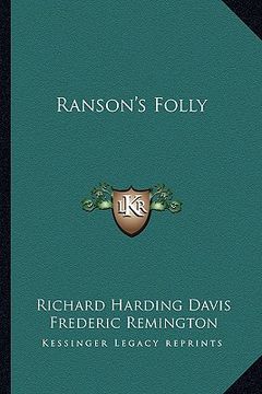 portada ranson's folly (in English)
