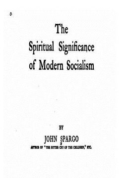 portada The Spiritual Significance of Modern Socialism